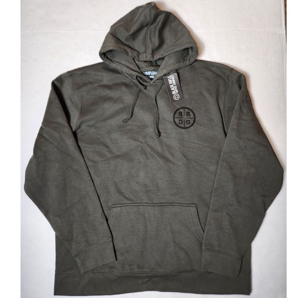 Black Rifle Coffee Company BRCC Hoodie 2XL XXL Olive